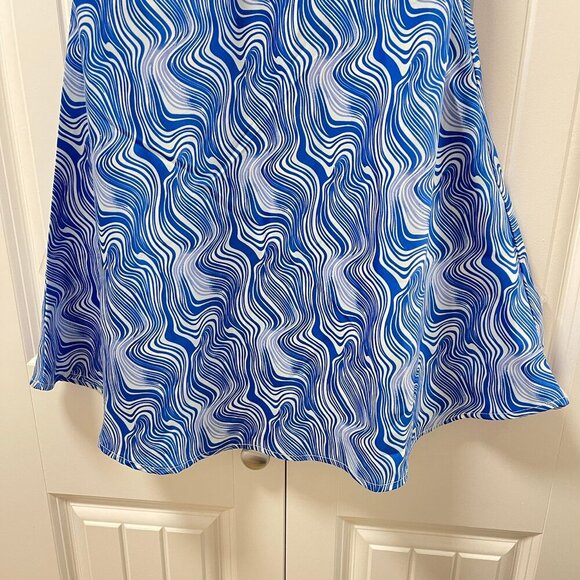 Forever 21 Psychedelic Print Mini Dress Blue – XS - Picture 7 of 16